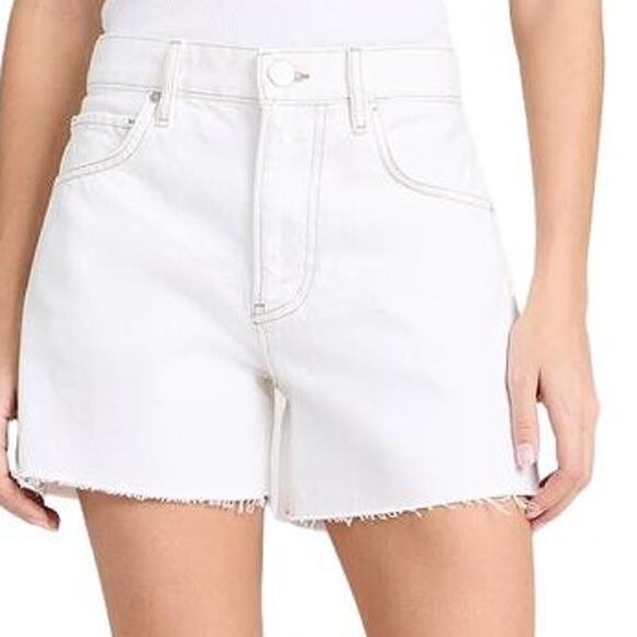 Frame Denim Le Super High Short Raw Fray Au Natural Clean LSHSHRF728-AUCL 24 00 - Picture 1 of 5